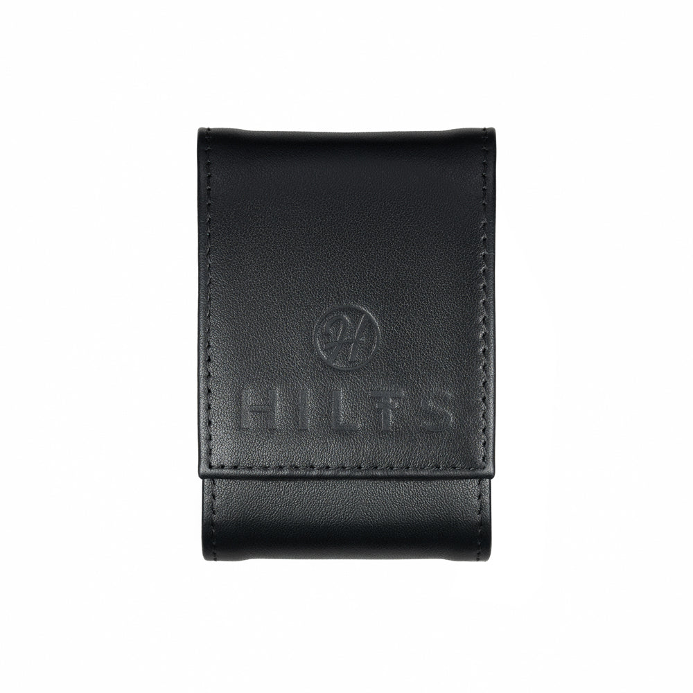 Black Leather Watch Travel Case