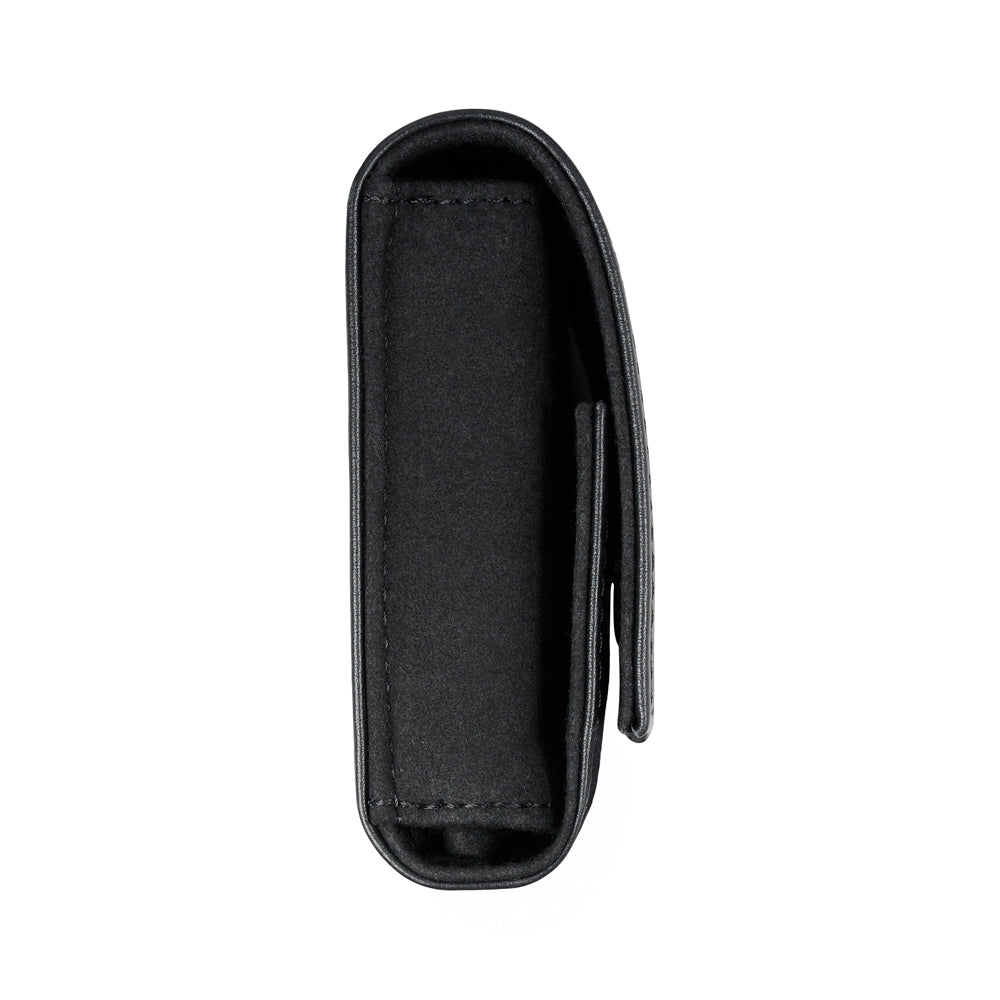 Black Leather Watch Travel Case