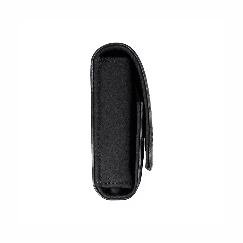 Black Leather Watch Travel Case