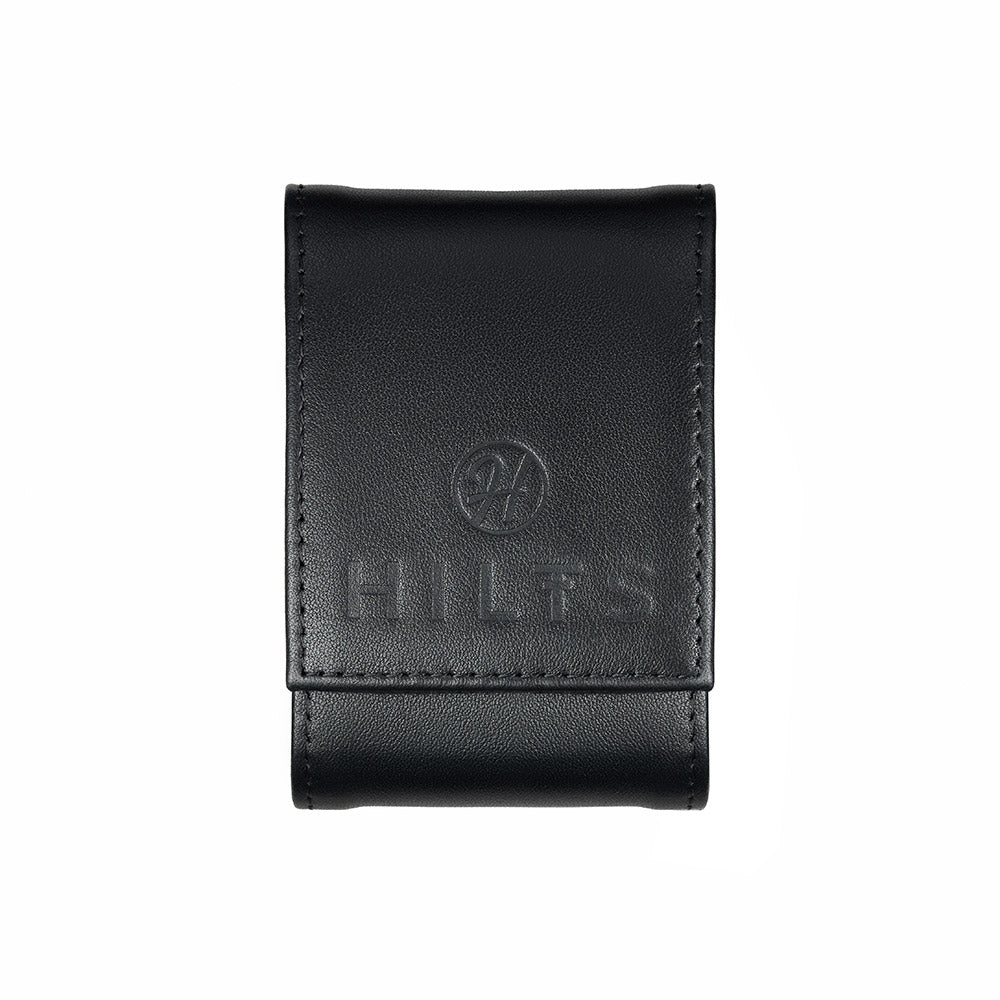Black Leather Watch Travel Case