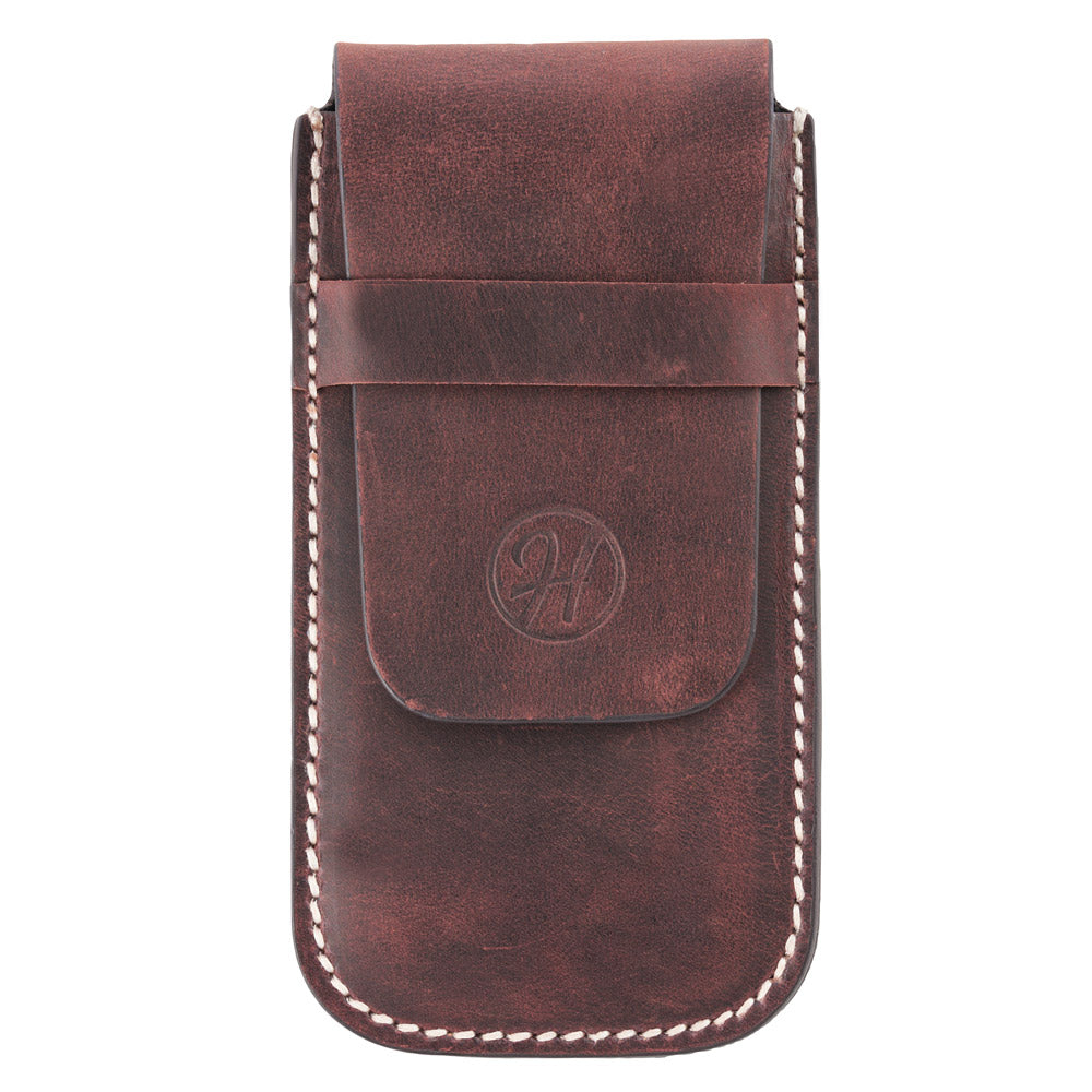 LEATHER CARRY POUCH